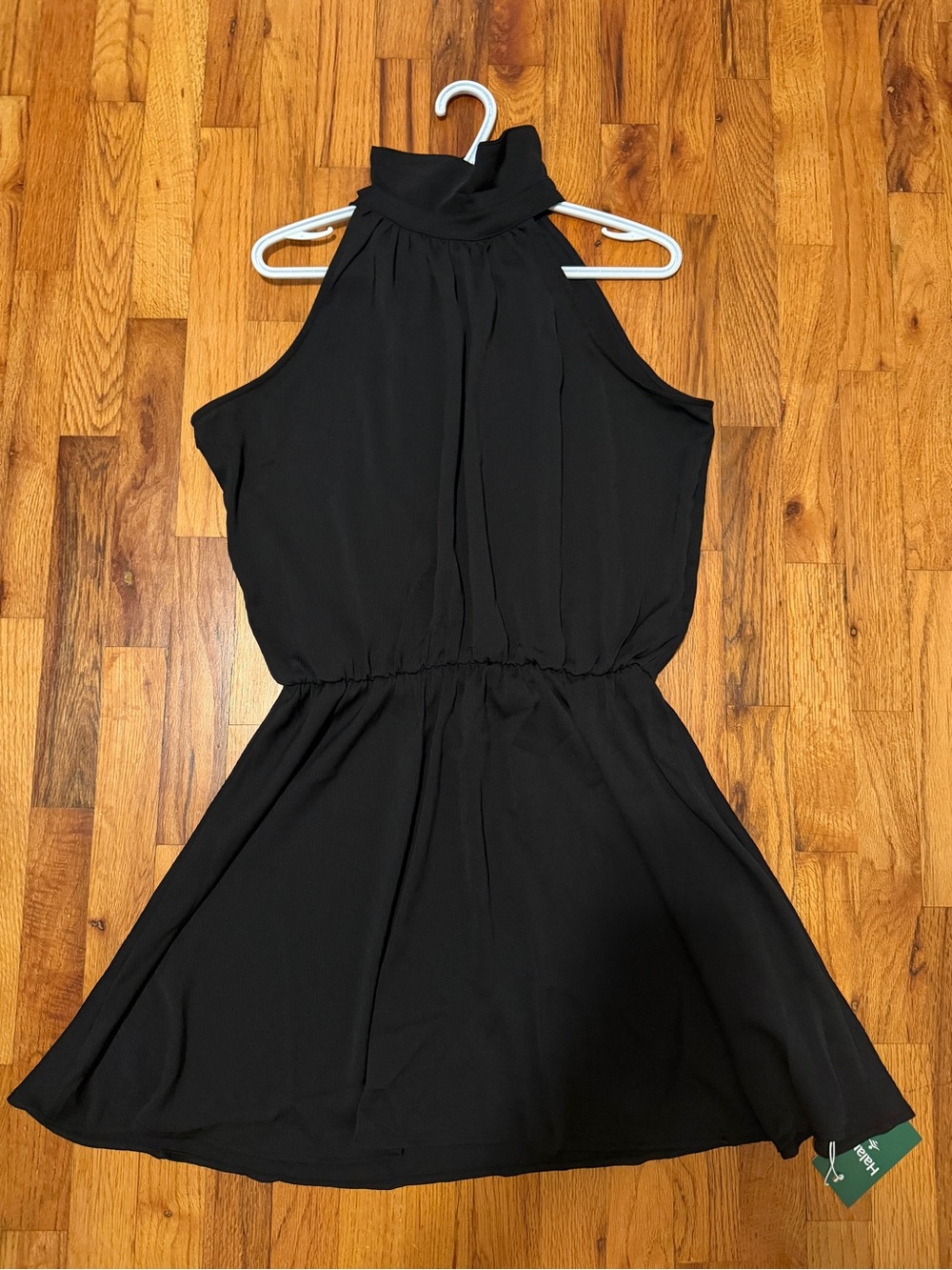 NWT Halara Halter Flowy Mini Dress Large